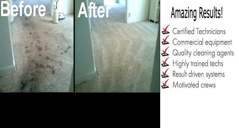 <div class='alignleft'><h3>Before & After</h3><span class='desc'>Amazing Results!</span></div><p>Let us revive and extend your carpets service life with our Deep Clean System. Bamaclean features the cleaning method recommended by most carpet manufactures. Higher solution temperature, increased water volume and massive extraction power equal amazing results.</p>