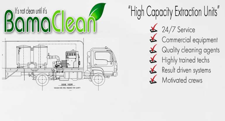 <div class='alignleft'><h3>What's The Big Deal?</h3><span class='desc'>Pressure, Heat & Lots of Vacuum</span></div><p>With 2-4 times the power of the average van-mounted system, our units can tackle even the most demanding cleaning needs. Higher solution temps, increased water volume and massive extraction power = super results.</p>